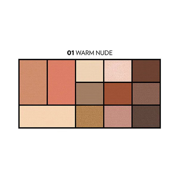 پالت سایه سیتی استایل Warm Nude